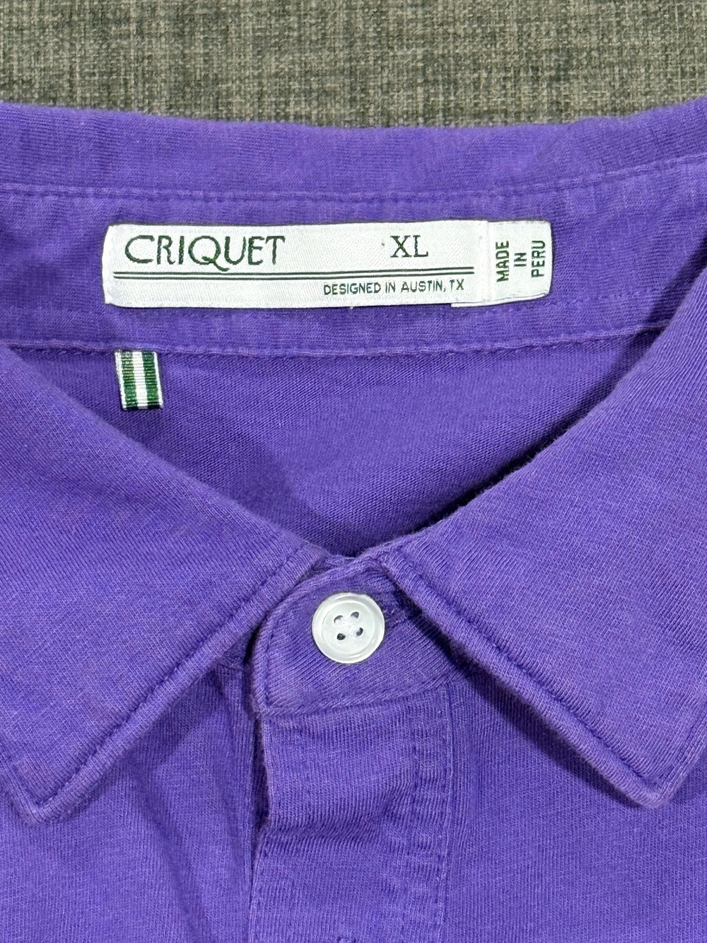 Criquet Men's Polo Top Shelf Players Shirt - Picture 4 of 6